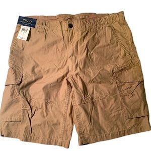 NWT - 36W Ralph Lauren Polo Khaki Shorts - Classic Fit